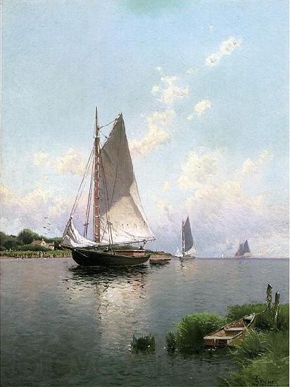 Alfred Thompson Bricher Blue Point, Long Island France oil painting art